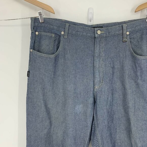 Vintage Sean John Zipper Hem Straight Leg Jeans Mens Size 42 Blue Denim 44x33 - Picture 5 of 11